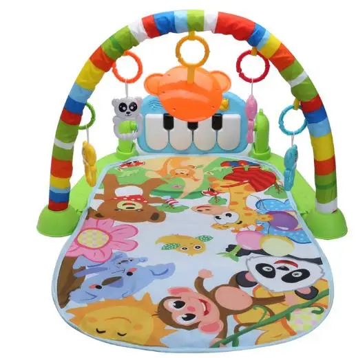 3 в 1 детский музыкальный игровой коврик образовательных стойки игрушки
