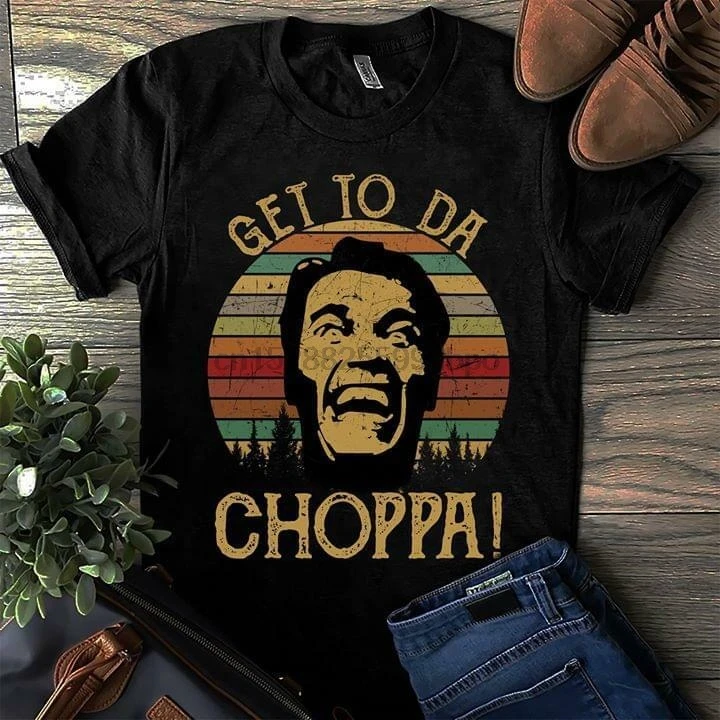 

Austrian Death Get To Da Choppa Vintage Men Black T Shirt Cotton S 4Xl