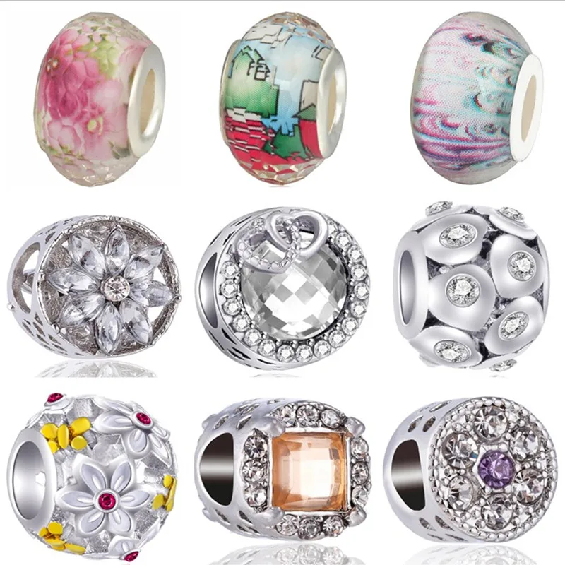 Простой Стиль смолы бисер Мурано Хрустальная стрела любовь звезда Сглаз Бусины в