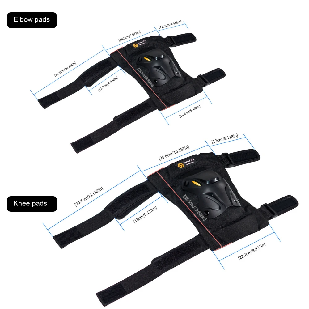 Защита колена 4 шт. мотоцикл налокотники скобки защитные эргономичный дизайн