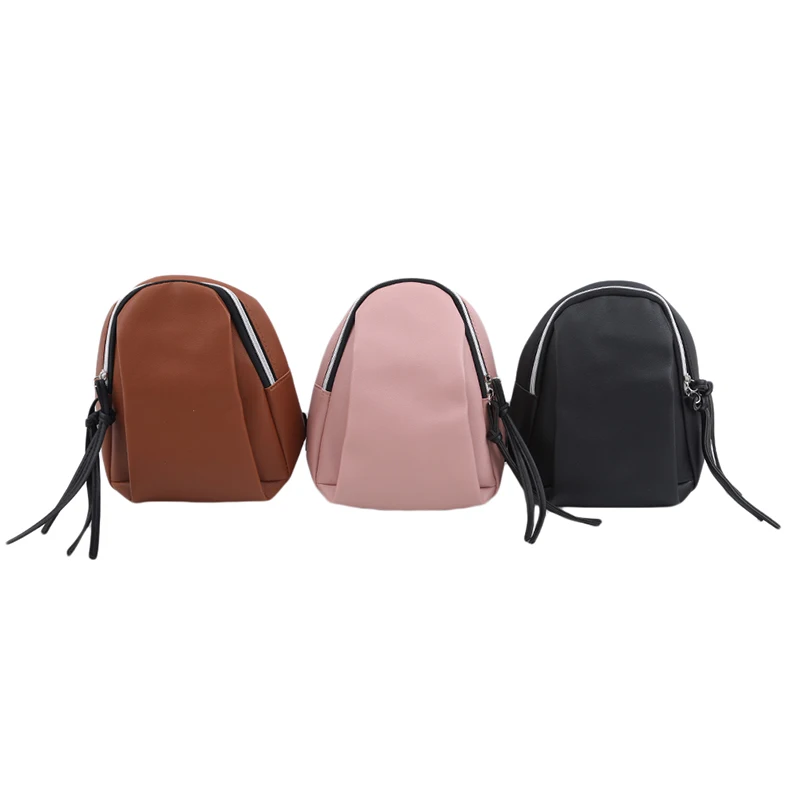 

New Fashion Small Backpack Multi-function Mini Backpacks Women Leather Shoulder Bag Female School Bagpack Bag For Grils