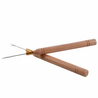 2 pieceslot plastic handle hook needle micro rings needle hair tools for micro rings hair extensions