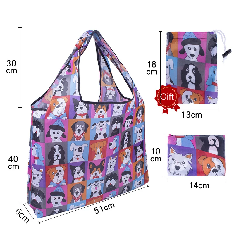 

StorageFlamingo Travelling Tote Bag Pouch For Fruit And Vegetable Portable Shopping Handbag Reusable Pocket Can Be Customized