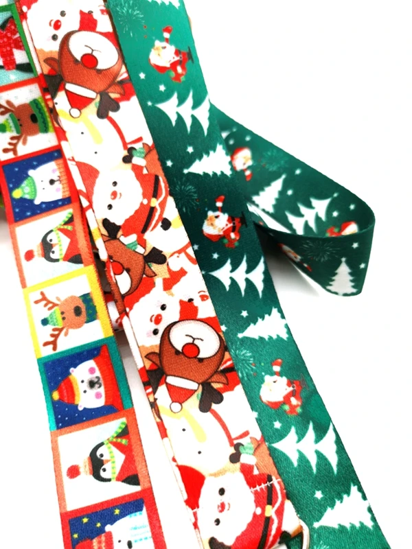 Брелок для ключей на шею с Санта Клаусом рождественской елкой | Украшения и