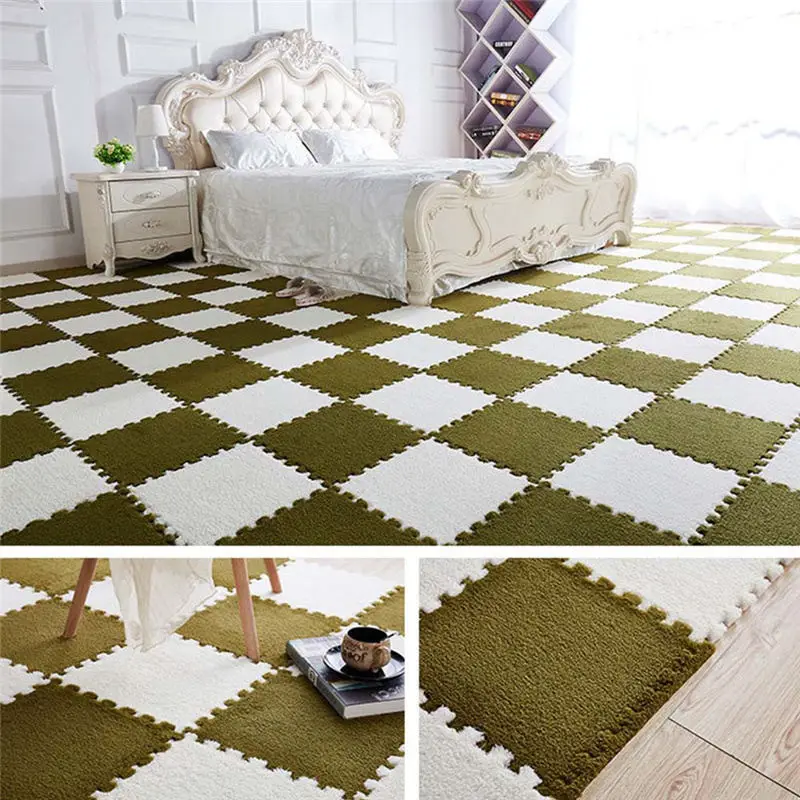 Водонепроницаемые плюшевые коврики для ползания детский коврик игры