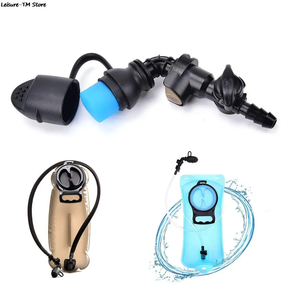 

Новая практичная силиконовая сумка для воды, прямой гидратационный пакет, всасывающая насадка, клапан для укуса, необходимый набор для кемп...