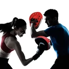 Боксерские голы Mma Thai Kick Набор ковриков красный каратэ обучение утолщенные сейсмические перчатки с пятью пальцами концентрированный боксерский коврик