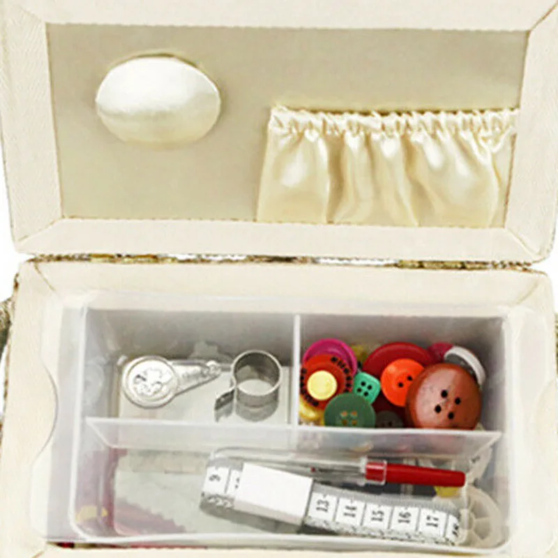 Home Sewing Accessories Rectangular Frame With Jacquard Basket Fabric Crafts Flower Removable Box | Дом и сад