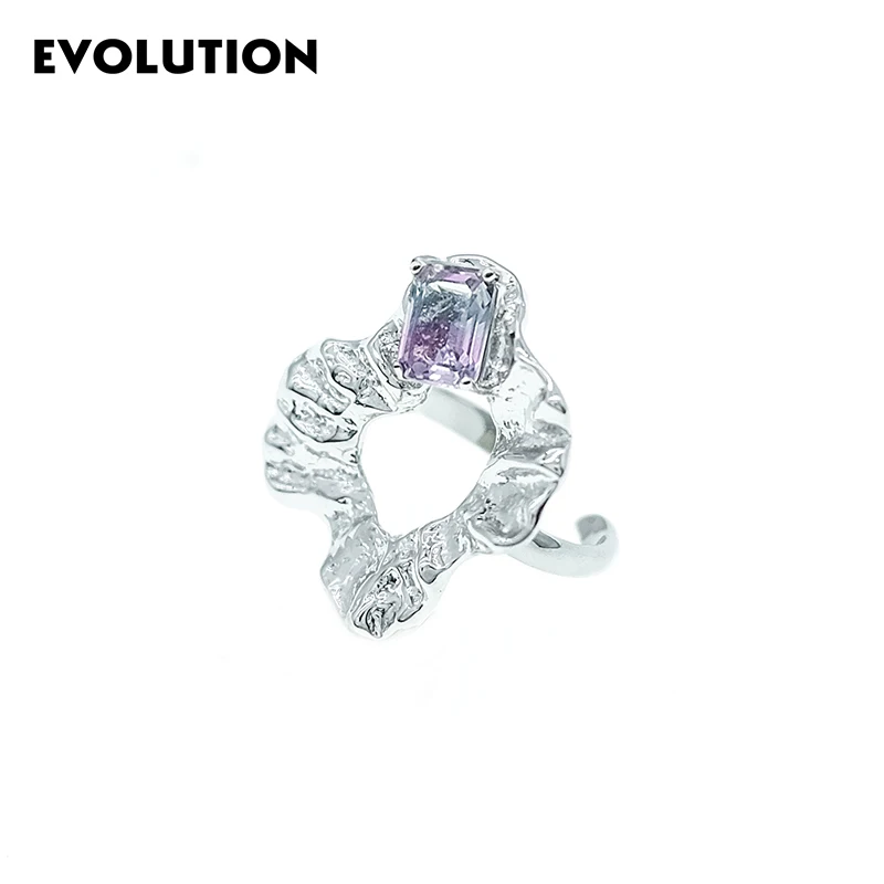 

Custom Evolution/Atelierso Ulva Pink Fish Pattern Crystal Ring Designer Brand