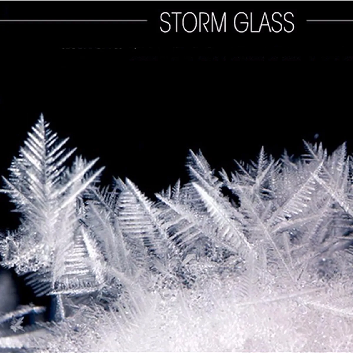 Новый прозрачный ледяной куб штормы стекло снежинка погода прогноз монитор