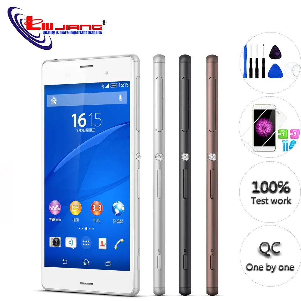 Оригинальный новый жк дисплей для sony xperia z3 L55t D6603 D6653 D6633 сенсорный creen дигитайзер в