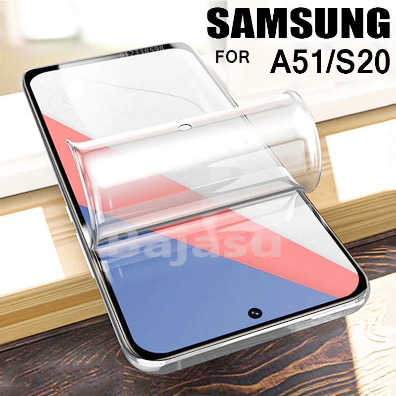 

2 шт.полного покрытия гидрогелевая пленка защитная экрана для на Samsung Galaxy A51 A52 A50 A71 A72 A70 защитная экрана для на самсунг S20 S10 S9 S8 Plus Note 9 8 Non Стекл...