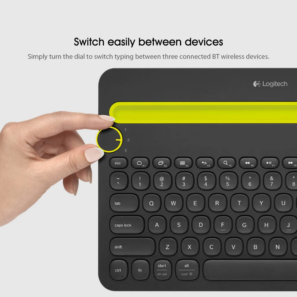 Беспроводная клавиатура Logitech K480 для нескольких устройств с портативной