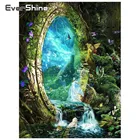Evershine Алмазная вышивка пейзаж алмазная живопись полный квадратный фантазия картина Стразы мозаика эльфы настенные украшения