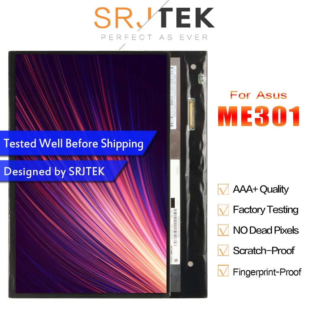 

Original 10.1'' N101ICG -L21 Rev.A1 LCD Screen For Asus Memo Pad ME301 K001 Display Monitor Screen Matrix Replacement IN STOCK