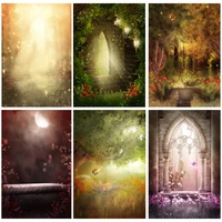vinyl custom dream forest castle fairy tale children photography backdrops prop photo background 2158 ttw 05