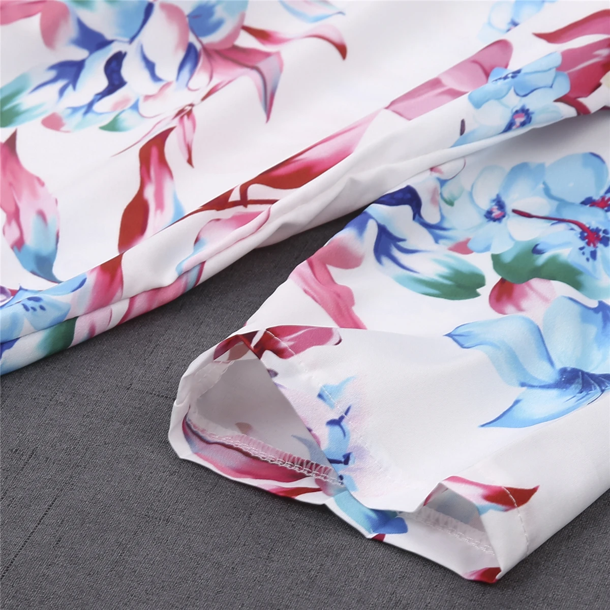 Women Half Sleeve Floral Loose Blouses Summer Casual Tops Female Shirt OL Ladies Button Blouse Streetwear Woman Clothes