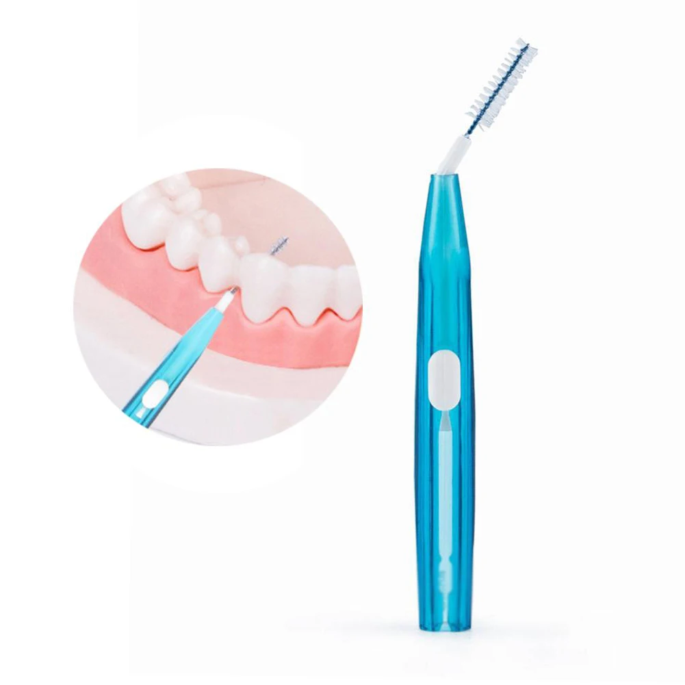 

10pcs Adults Interdental Brush Clean Between Teeth Floss Toothpick Oral Care Tool Dental Orthodontic Brushes Dental Teeth Gums