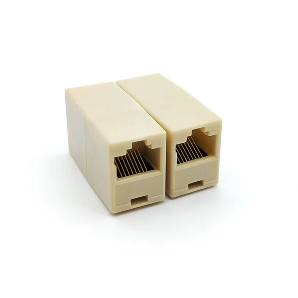 10 шт. женский Интерфейс 8 Pin Столярный двусторонние Ethernet-кабель с соединительным