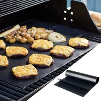 3pcs non stick bbq grill mat pad outdoor picnic cooking barbecue tool non stick bbq grill pad barbecue baking pad reusable