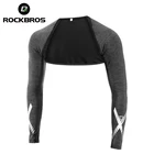 Нарукавники ROCKBROSS из ледяного шелка, шаль с защитой от ультрафиолетового излучения манжеты для велоспорта, волейбола, рыбалки, бега, спортивные нарукавники