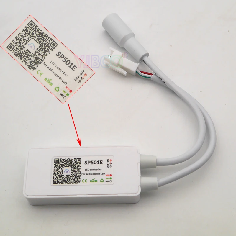 SP501E Новый Wi-Fi светодиодный контроль ler работает с Amazon Alexa для адресной IC полосы