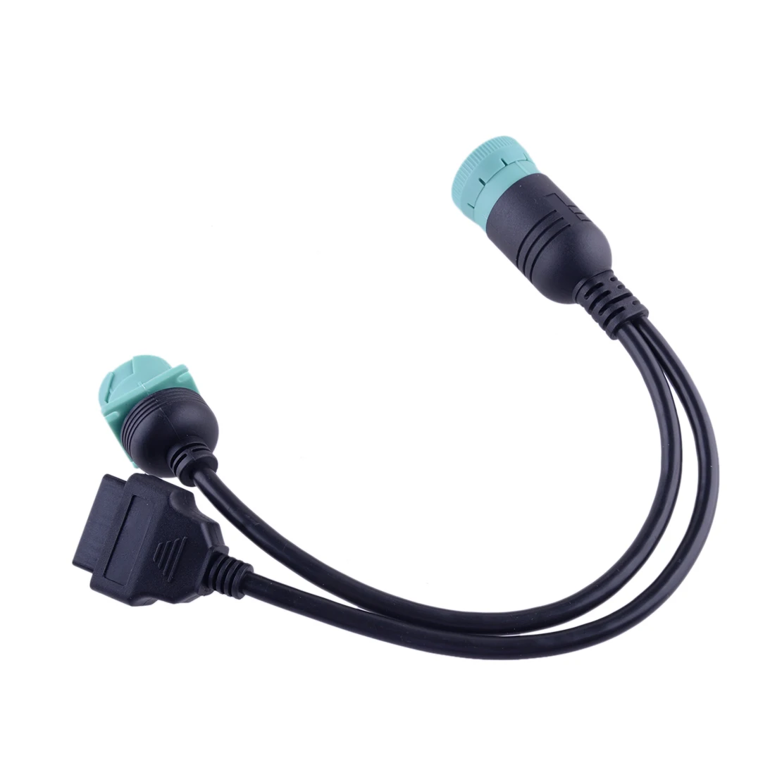 

Car Auto OBD2 Truck Y Splitter Cable Adapter Connector Accessories Fit for J1939 9 Pin Male to Female And 16 Pin long