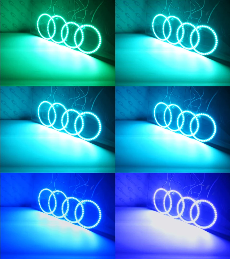Для BMW X1 E84 2009 2010 2011 2012 2013 2014 2015 RF remote Bluetooth APP многоцветный RGB led Ангельские Глазки DRL