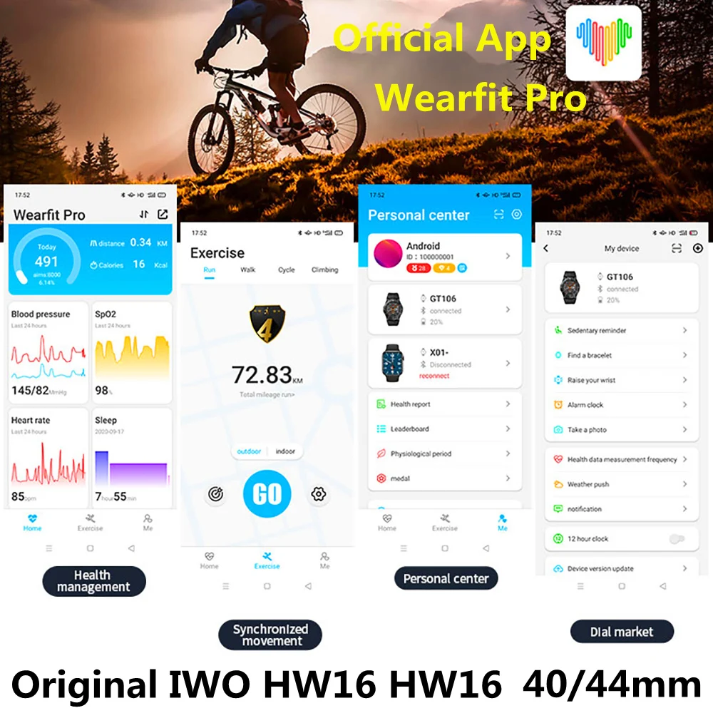 

Original IWO HW12 HW16 Smart Watch Men Bluetooth Call Fitness Tracker Clock Sport Smartwatch Women For Iphone Xiaomi Huawei W46