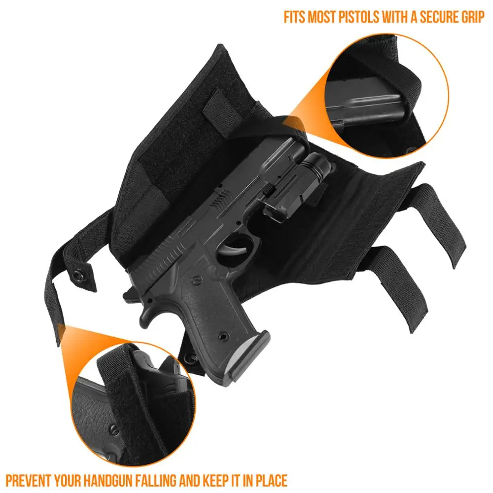 Универсальная тактическая кобура для пистолета Molle поясной ремень Glock 1911 17 19 92 96