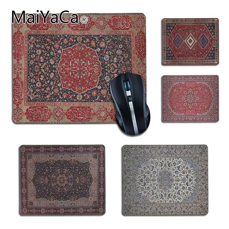 MaiYaCa Простой дизайн красный персидский коврик удобный маленький для мыши геймер