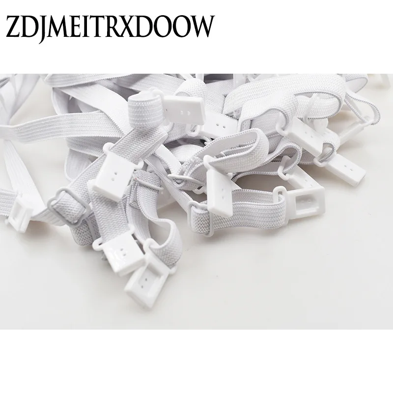 

Adult bow tie adjusting band elastic band 1.0cm white ribbon elastic band size can be customized