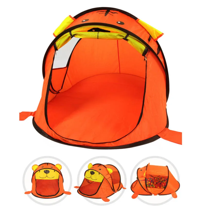 Палатка для детей портативная детская игровая палатка с изображением тигра