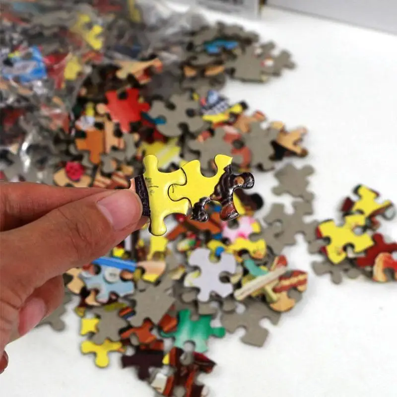 

1000 Pieces Landscape Puzzle Educational Toys Mini Jigsaw Picture Puzzles For Adults Children Kids Games Toys Gifts