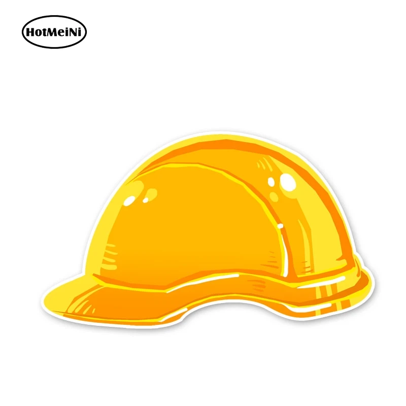 

HotMeiNi 7,5 см x 13 см Защитная шапка Внимание Безопасность автомобильные наклейки аксессуары