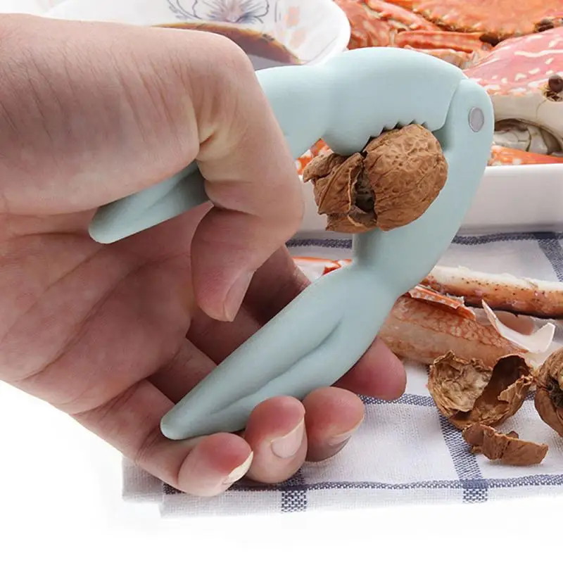 

3 Color Fish Shrimp Lobster Crab Cracker Crab Claws Sheller Walnut Nut Clip Sea Food Tool Kitchen Gadgets Pink Blue Green