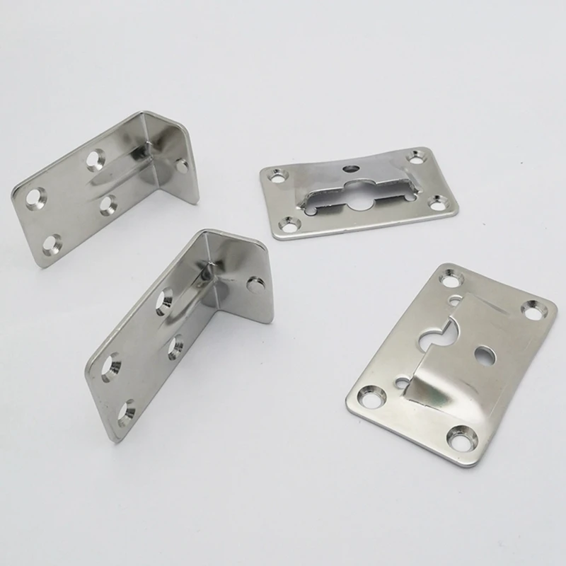 

2 Set Kayak Track Mount Tie Down Eyelet & 2 Set Marine Grade Table Bracket Set