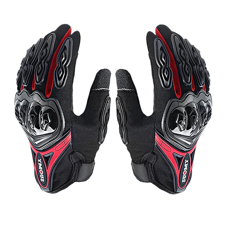 

Motorcycle Full Finger Gloves Men's Touch Screen Riding Protective Gloves Motorcycle Cross-country Drop-resistant Gloves
