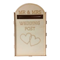 mailbox decoration gift wedding post box craft wooden retro favor diy wall guest card holder rustic party supplies