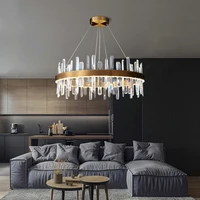 creative led chandeliers lighting modern crystal chandelier for kids bedroom dining room lamp living room hanglamp loft light
