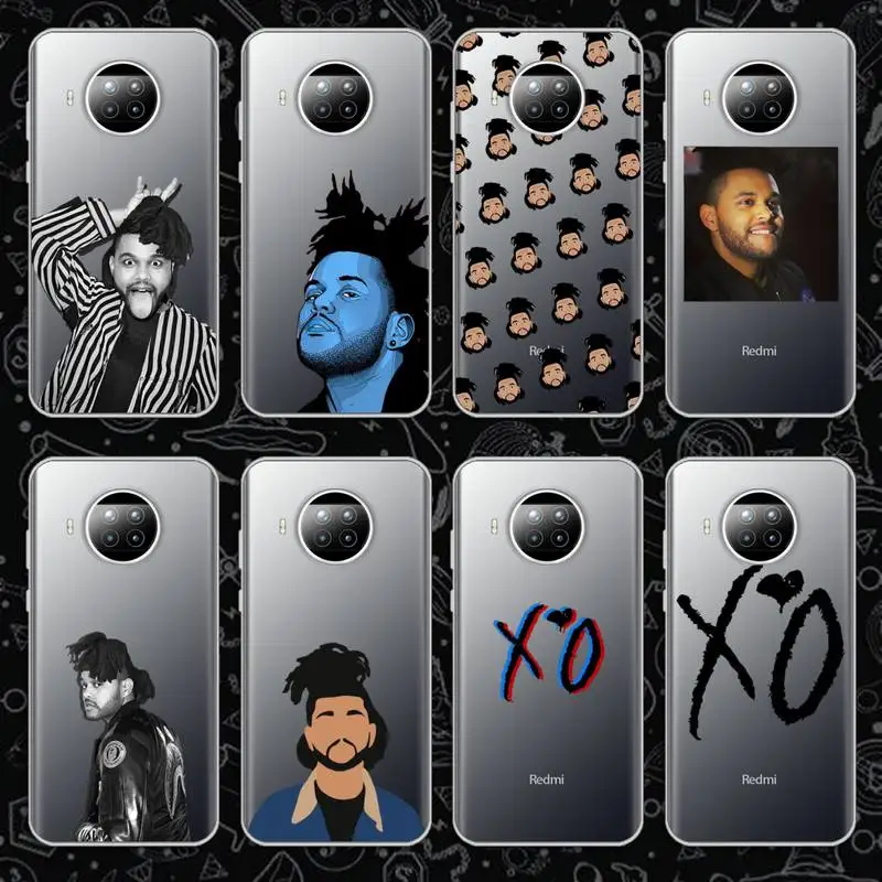 

The Weeknd XO Phone Case Transparent for Xiaomi mi Redmi note 10 t 8 9 pro lite 11 Samsung S 8 9 10 20