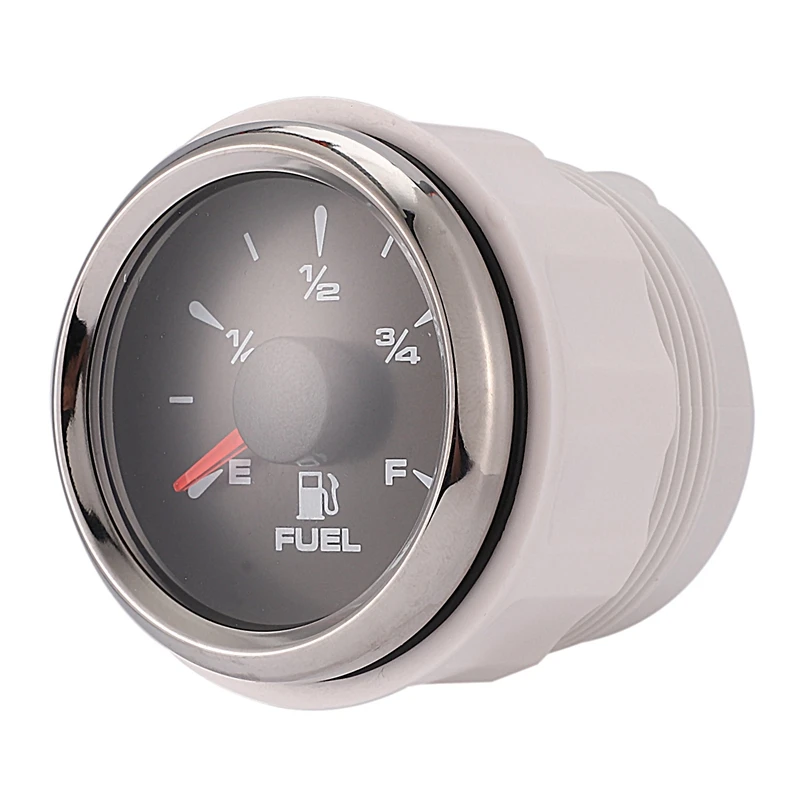 

Fuel Level Gauge Boat/Marine Fuel Tank Level Gauge 12/24V 52mm 240-33 Ohms Marine Instrument