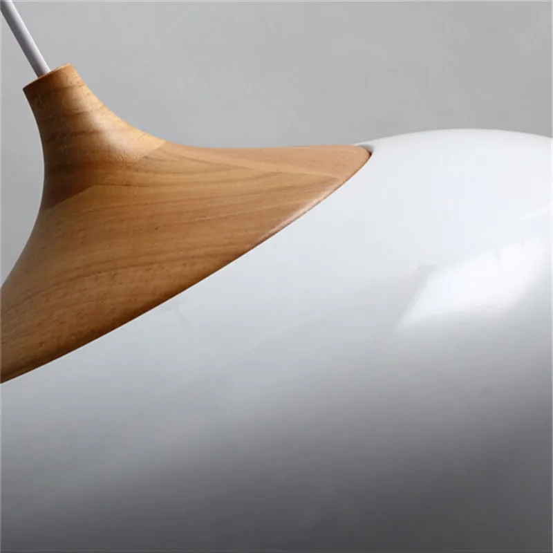 

Modern Wood Black Pendant Lamp Kitchen Pendant Lights Dinning Room Light Fixture Vintage Haning Lamp Home Lighting nordic lamp