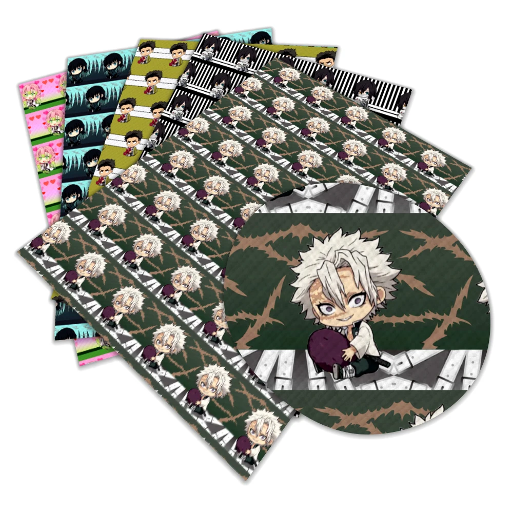 

30 cm x 136 cm Japanese cartoon faux artificial Synthetic leather fabric hair bow 1piece