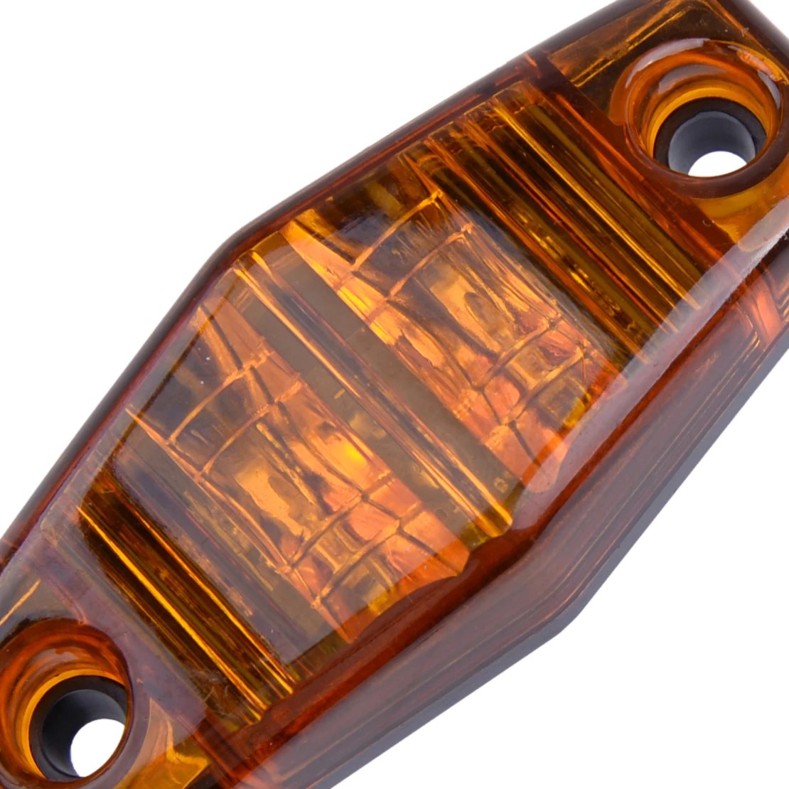 

New 10Pcs Car Plastic Amber Surface Mount LED Side Marker Light Lamp 12V-24V Car Van Truck Trailer Lorry Universal