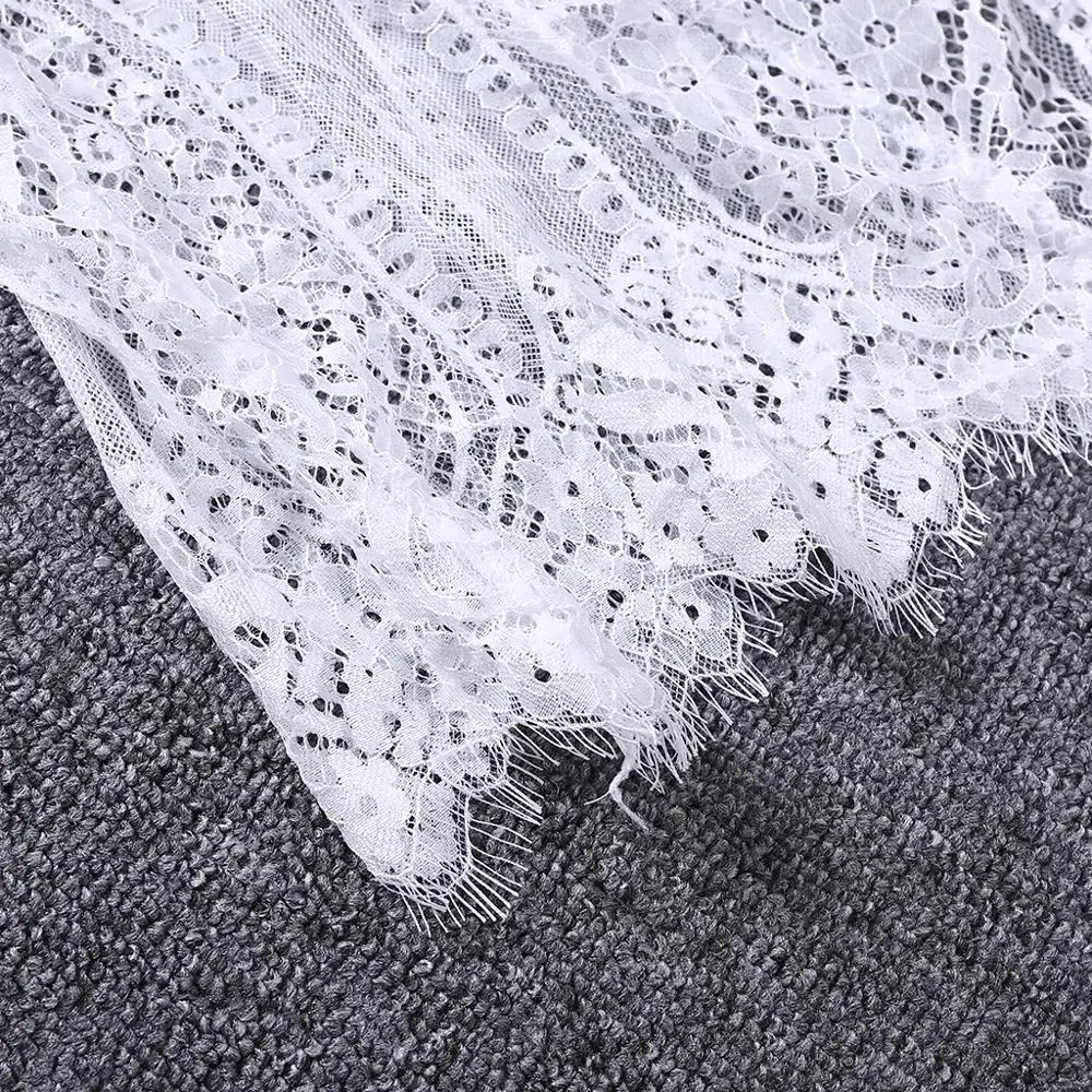 Женский Длинный расклешенный кардиган с разрезом Прозрачное цветочное