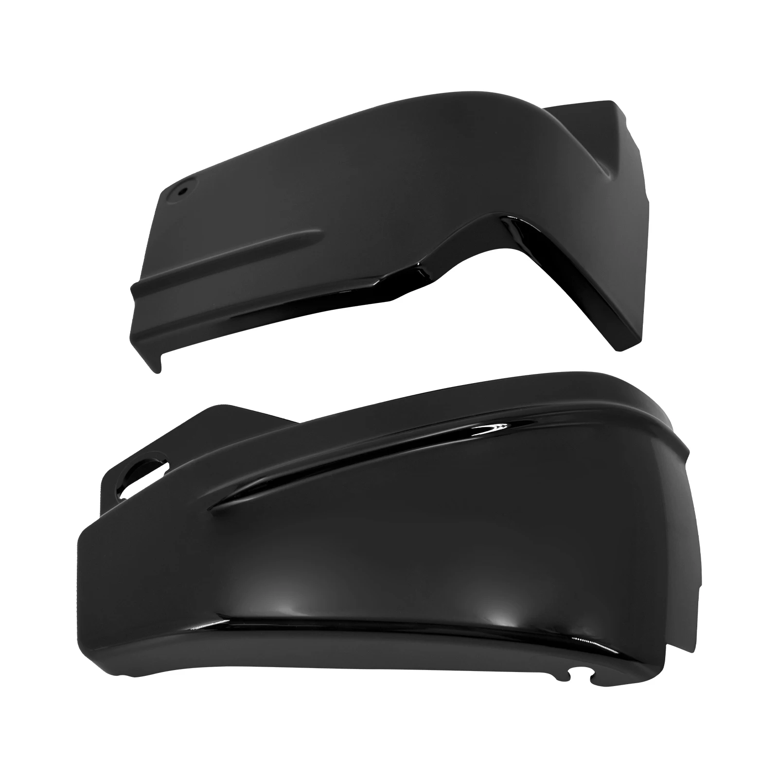 Черная боковая обтекатель аккумулятора из АБС-пластика для мотоцикла левая и