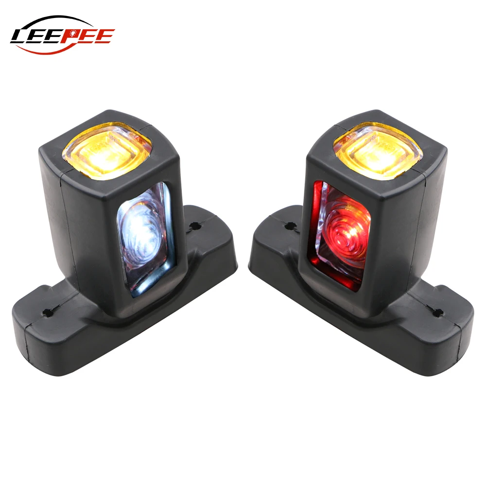 

12V 24V LED Trailer Side Marker Lights Truck Position Lateral Lamp RGB Width Height Bulb Caravan Vans Auto Accessories Universal
