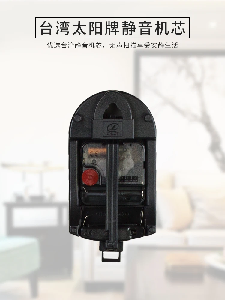 Настенные часы с золотым маятником для спальни тихие Подвесные гостиной