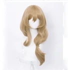 Парик для косплея Лизы Game Genshin Impact, коричневые термостойкие синтетические волосы + парик